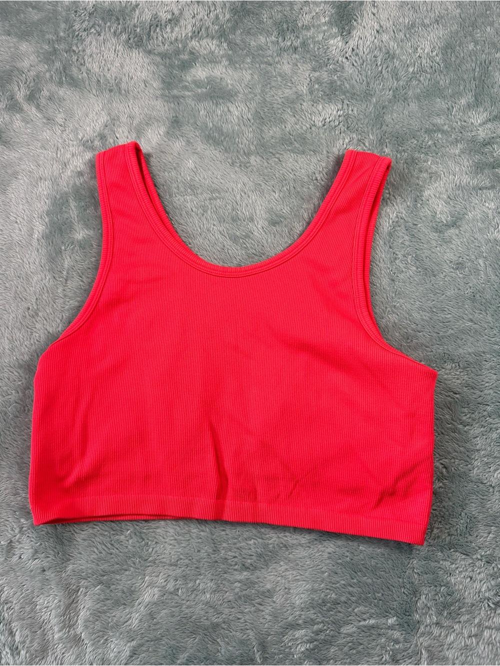 Aerie Women’s Seamless Ribbed Crop Bralette - Pink